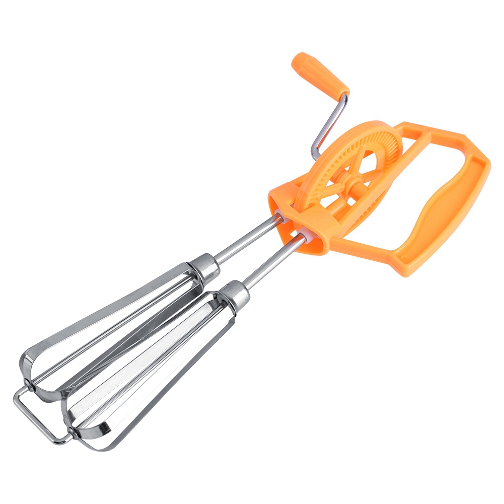 Handlicher, Drehbarer Schneebesen Aus Edelstahl Zum Schlagen Von Eiern, Mischen Und Kochen – Ein Robustes Und Praktisches Küchengerät