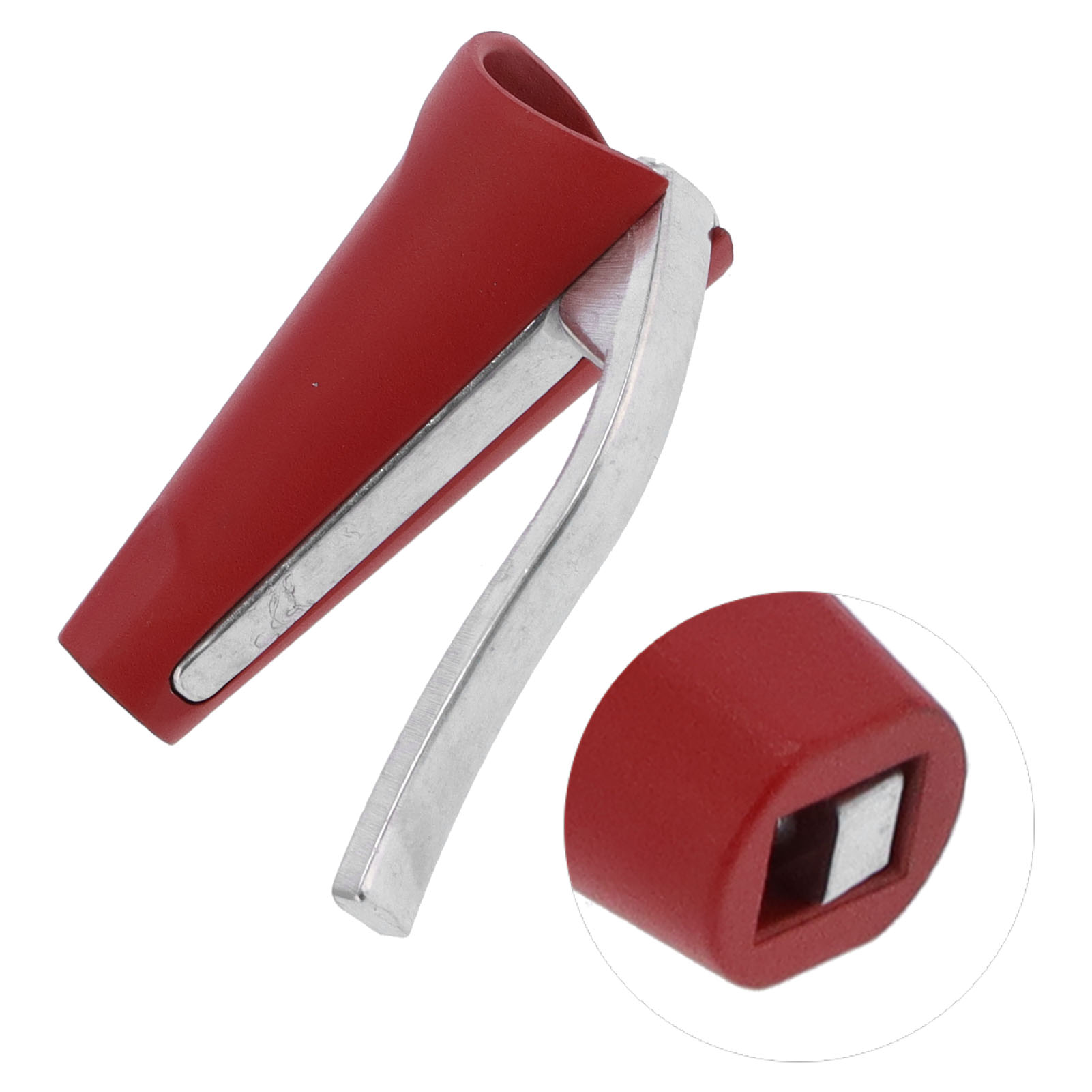 Robuster Nussknacker, Nussöffner Und Nussschäler Aus Aluminiumlegierung Mit Zange, Haushaltsküchengerät, Rot