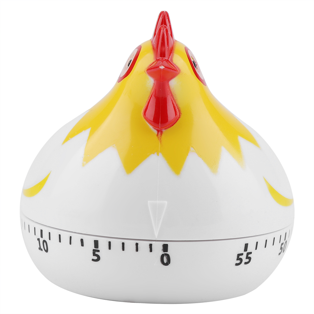 Küchentimer Im Retro-hühnerdesign, Mechanischer Countdown-timer Zum Kochen Und Backen, Zeiterinnerung, Batterielos, Praktisch Für Backofen Und Grill.