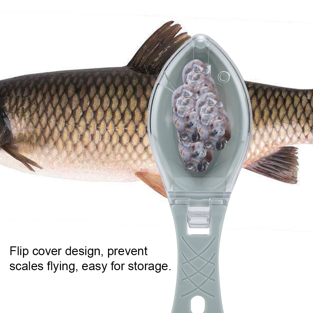 Schneller Fischschupper Von Blue Fast, Kunststoffschaber Für Die Küchenreinigung, Praktisches Schuppenmesser, Rutschfeste Bürste, Küchenhelfer