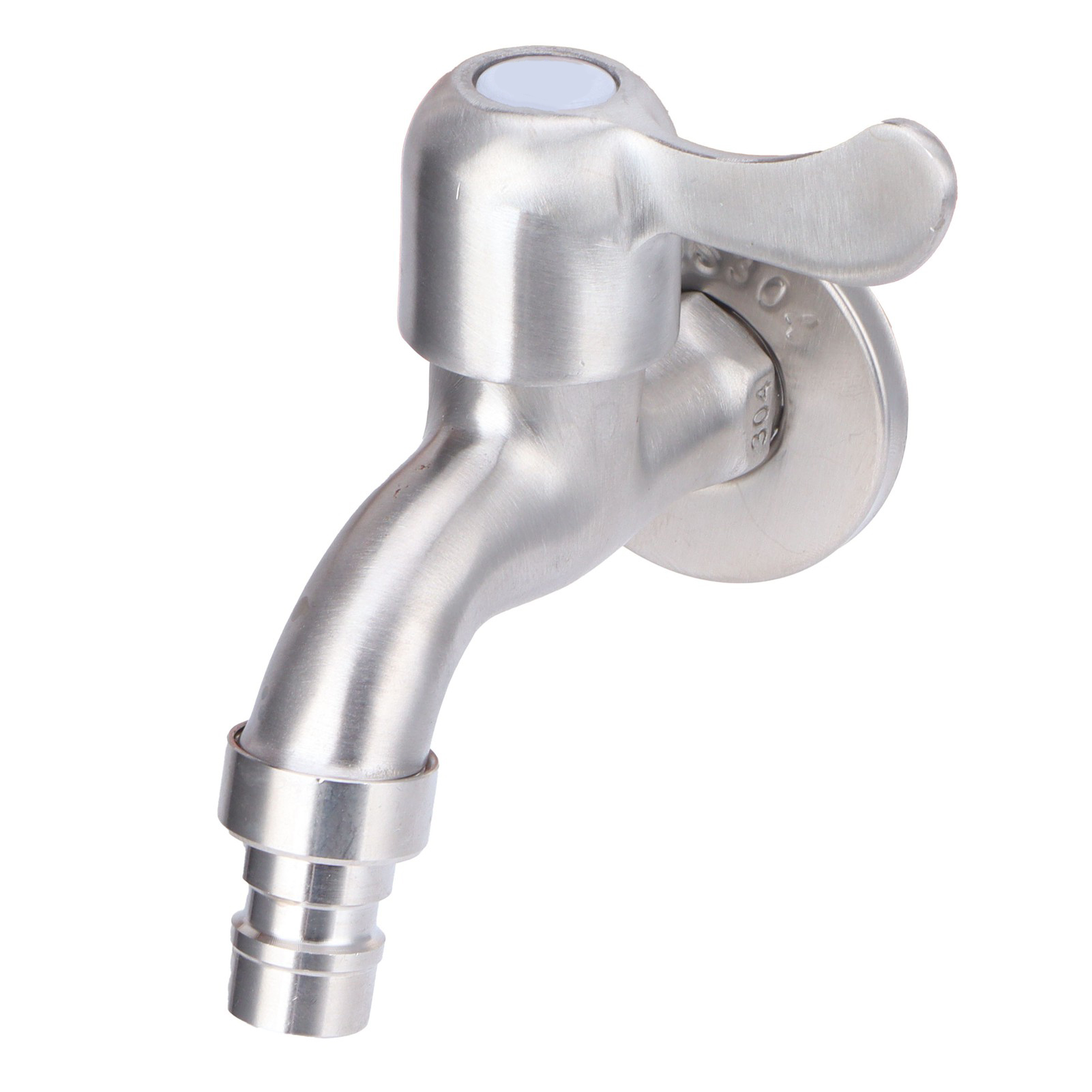 G1/2 Wand-gartenarmatur, Gebürstetes Messing, Außenwaschbecken, Verlängerter Wasserhahn Für Pool- Und Bodenreinigung