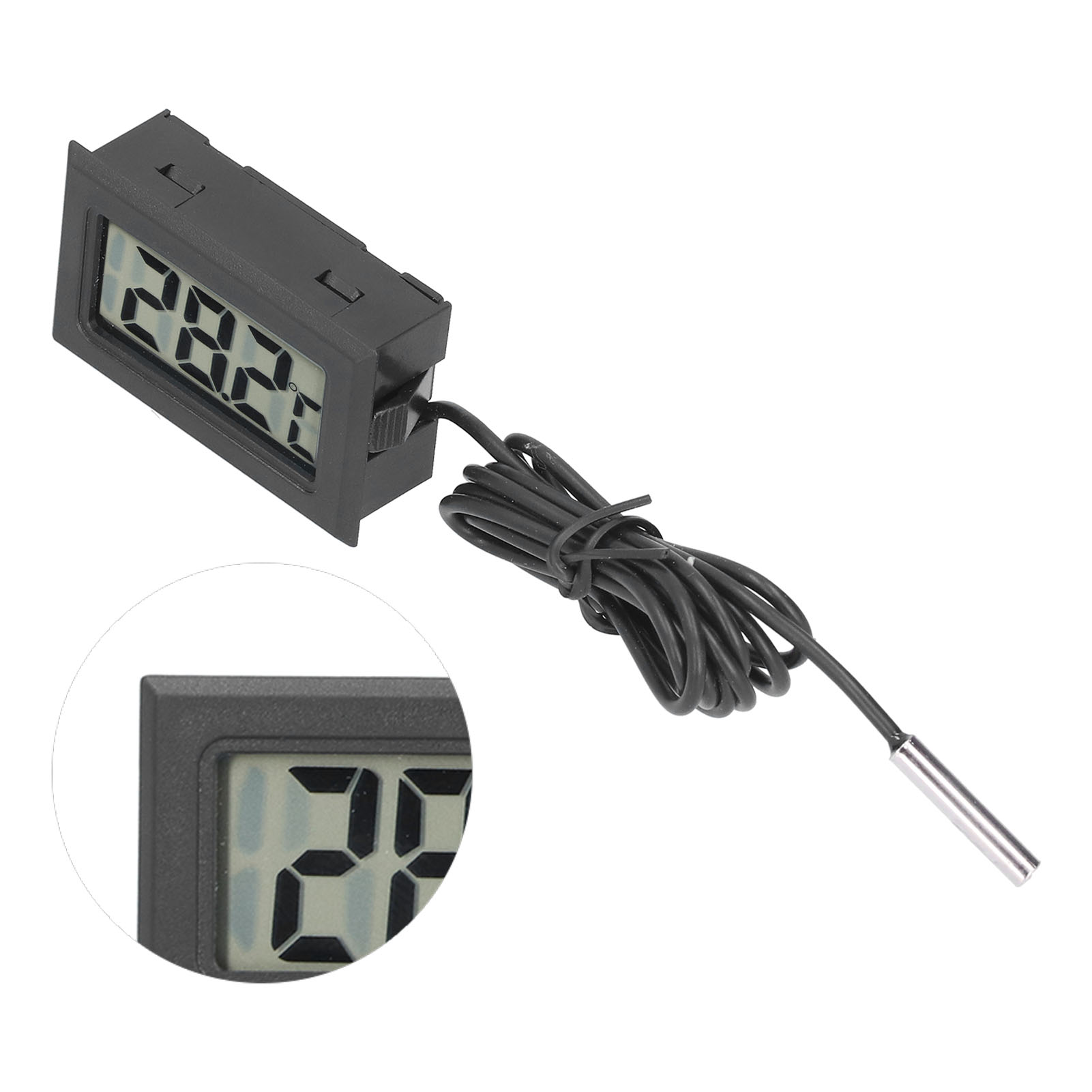 Miniatur-wasserdichtes Digitales Elektronisches Thermometer Für Den Außenbereich, Genaue Temperaturmessung, Tragbarer Digitaler Sensor