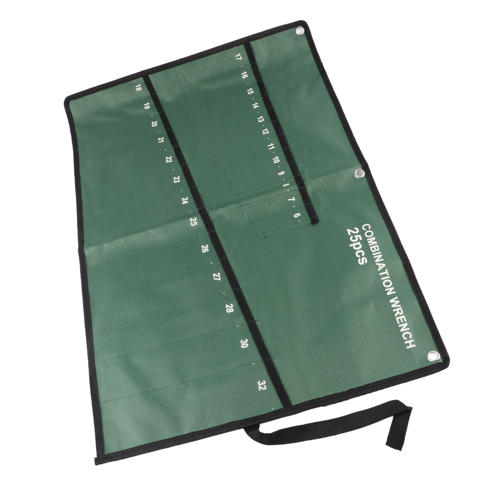 Werkzeugkoffer Aus Canvas Mit 25 Fächern Zum Aufrollen, Wandorganizer Für Schraubenschlüssel, Zangen, Schraubendreher, Aufbewahrung Für Heimwerkerwerkstätten, Robuster Rollkoffer.