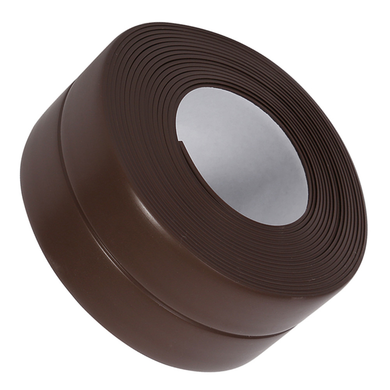 Selbstklebendes Dichtungsband Für Bad Und Wand, Spülbeckenrandabdichtung Und Arbeitsplatten, Küchenkanten, Braun, 38 Mm X 3,2 M, Hochbelastbares Selbstklebendes Band.