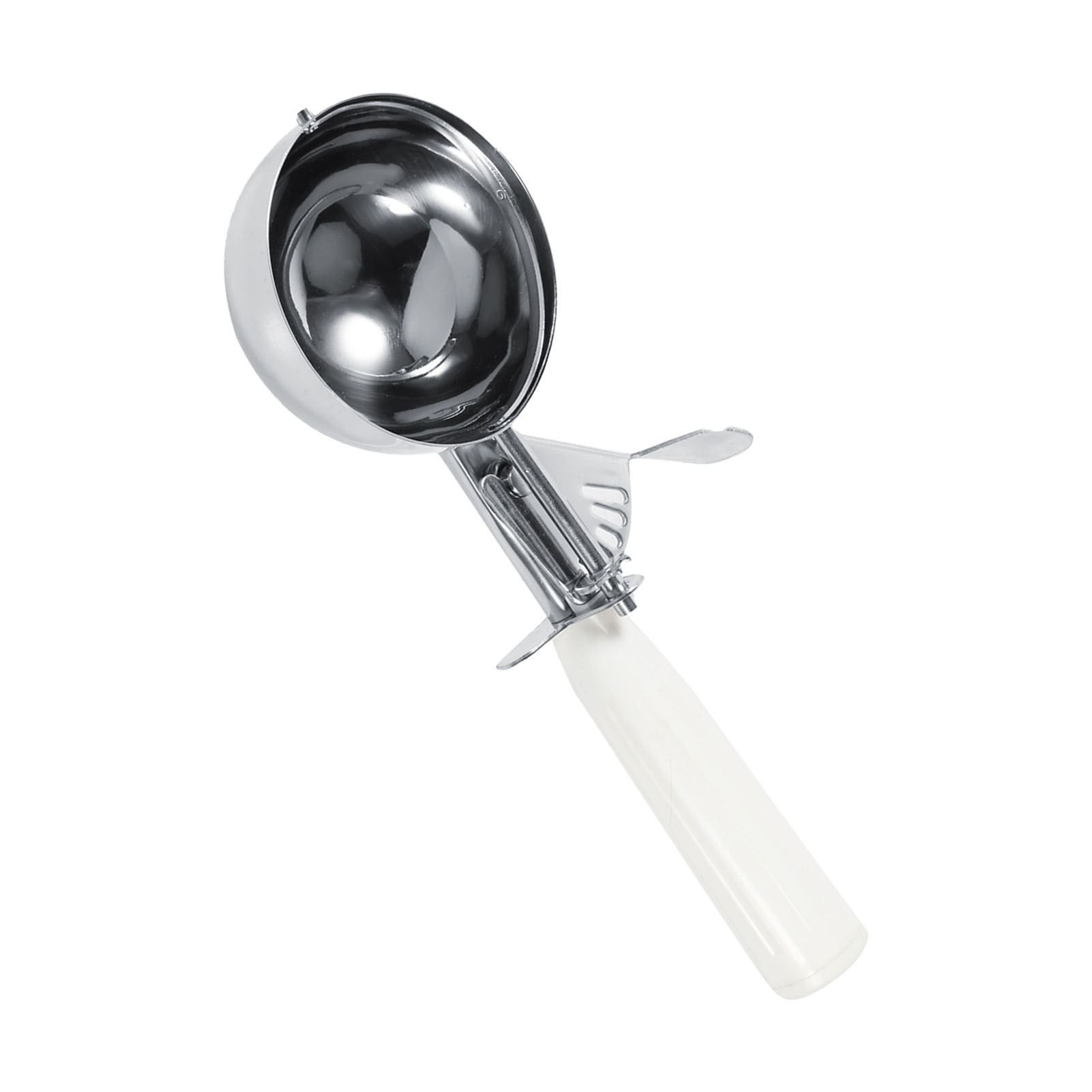 Praktischer Eisportionierer Aus Edelstahl, Kunststoffgriff, Küchenhelfer Für Obst Und Desserts, 8 Cm.