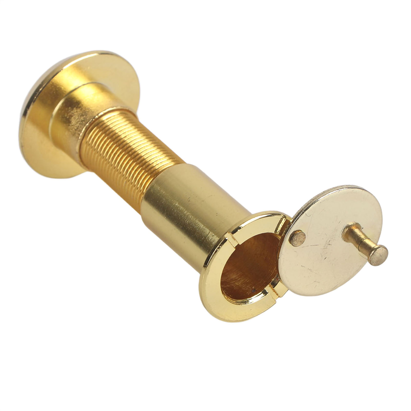 Weitwinkel-türspion Aus Glas, Goldener Sicherheitsspion, Breites Sichtfeld, Für Haustüren, Zubehör Für Die Heimüberwachung