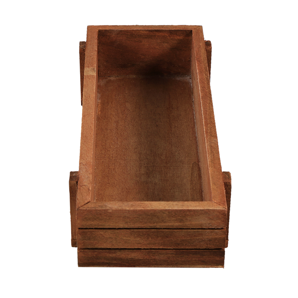 Rechteckiger Holzpflanzkasten Für Kräuter, Blumen Und Sukkulenten, Für Den Innen- Und Außenbereich, Aufbewahrungsbox Für Garten Und Zuhause