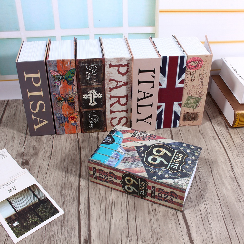 Geheimer Buchsafe, Versteckte Sicherheitsbox, Geld- Und Schmuckschloss (modell American Dream)