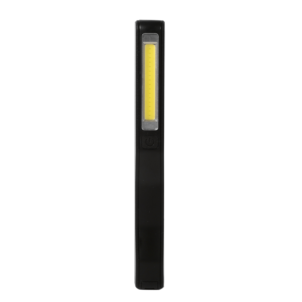 Stück Tragbare Led-taschenlampe, Usb-aufladbar, Magnetclip, Inspektionslampe, Schwarz, Praktisches Arbeitswerkzeug.