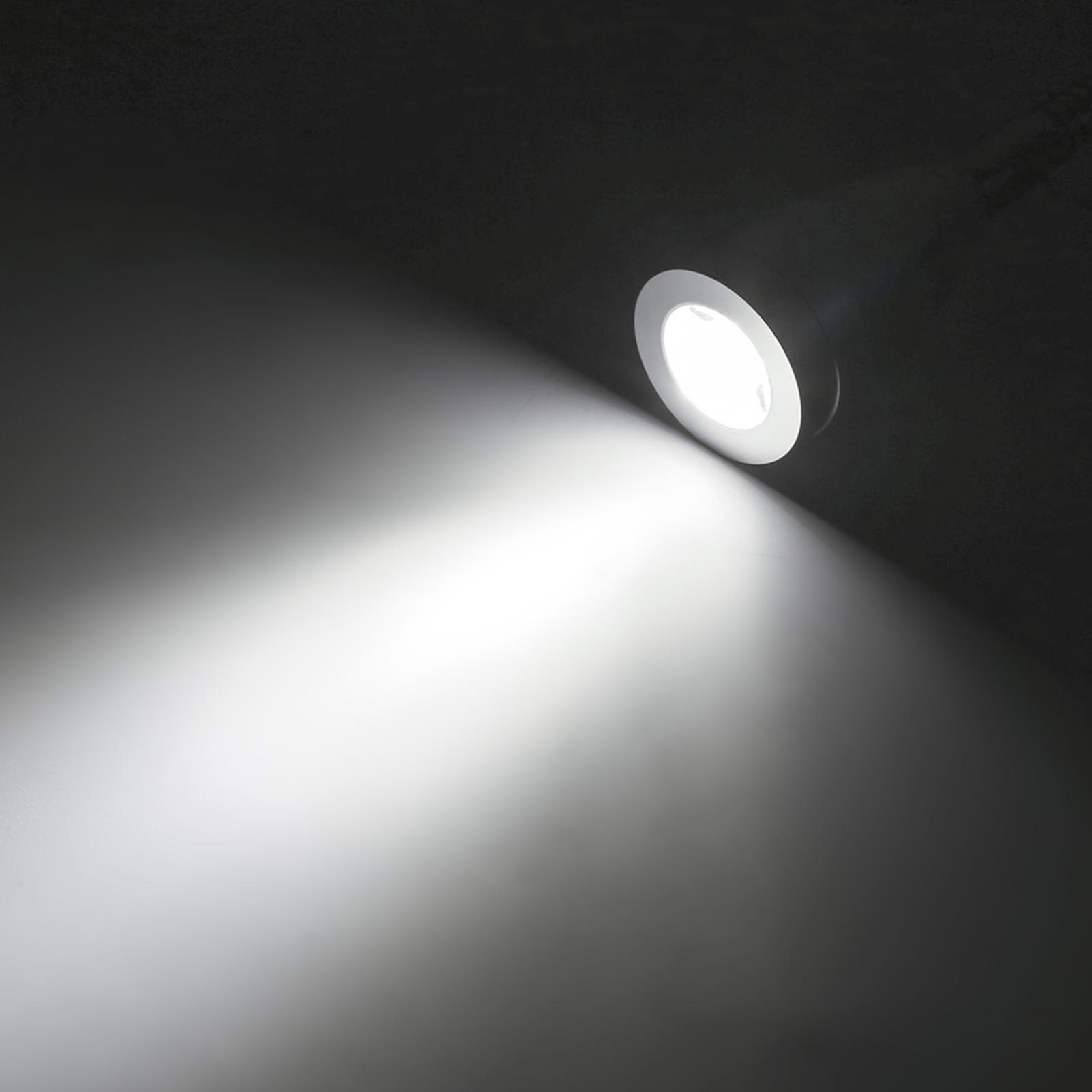 Silberne Led-wandleuchte Mit Flexiblem Schwanenhals, Kaltweißes Nachttisch-leselicht (modell 2)