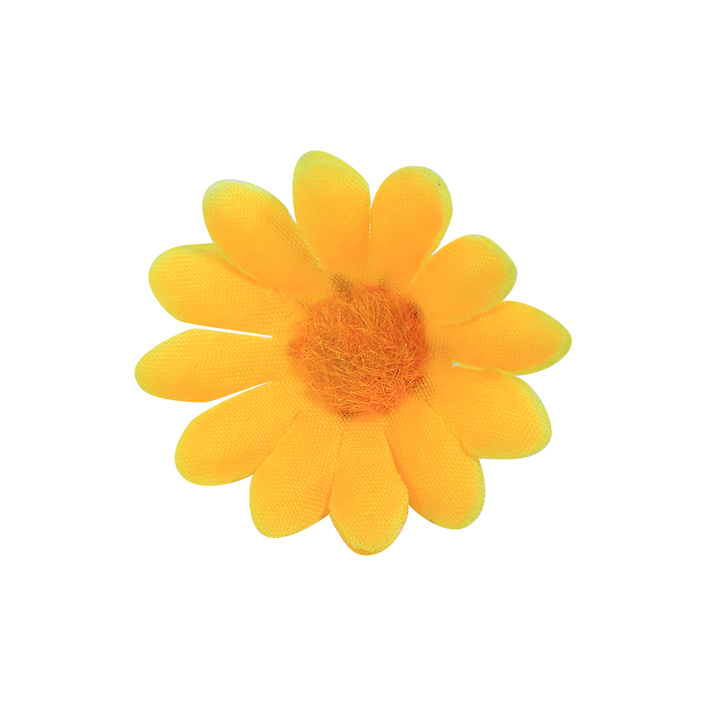 100 Künstliche Stoff-gänseblümchen, 50 Stück Pro Packung, Hochzeitsdekoration, Gelb