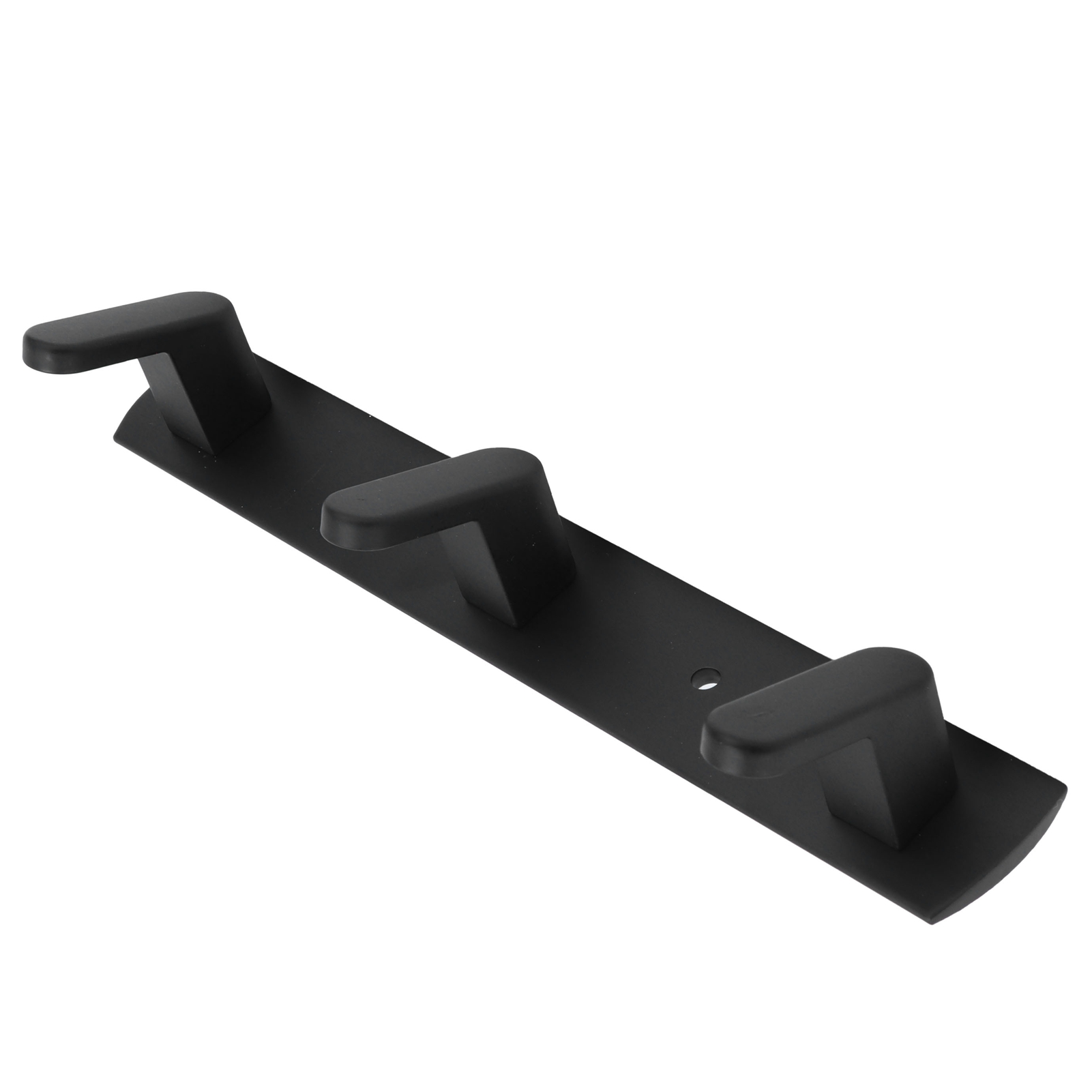Set Mit 3 Schwarzen Aluminium-wandhaken Für Küche, Bad Und Schrank Einfache Wandmontagehaken