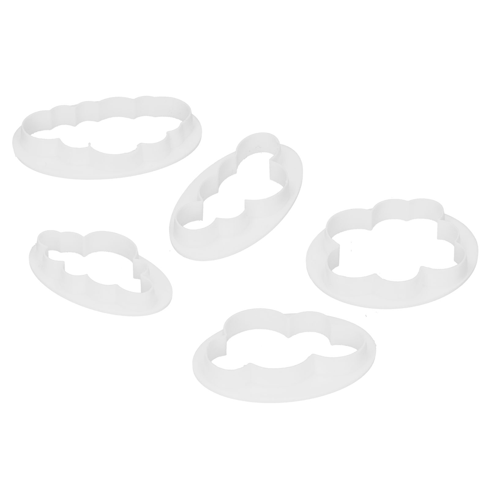 Set Mit 5 Kuchenformen, Ausstechformen, Fondantform, Diy-backdekorationswerkzeug