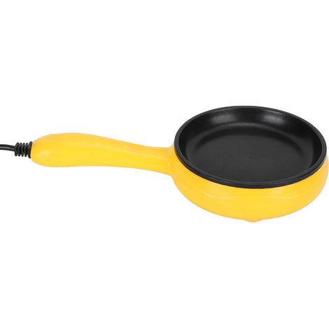 Mini-bratpfanne (350 W) Mit Antihaftbeschichtung Für Steaks, Crêpes, Eier, Inklusive Holzspatel, 220-v-eu-stecker