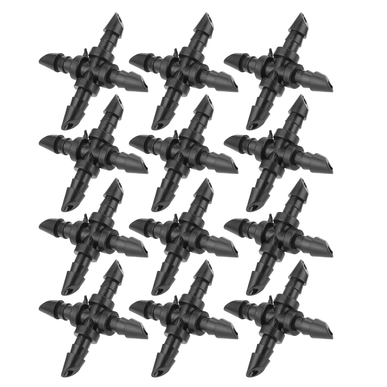 50 4-wege-4/7-bewässerungsarmaturen, Kreuzstücke Für Bewässerungsschläuche, Polypropylen-schlauchverbinder