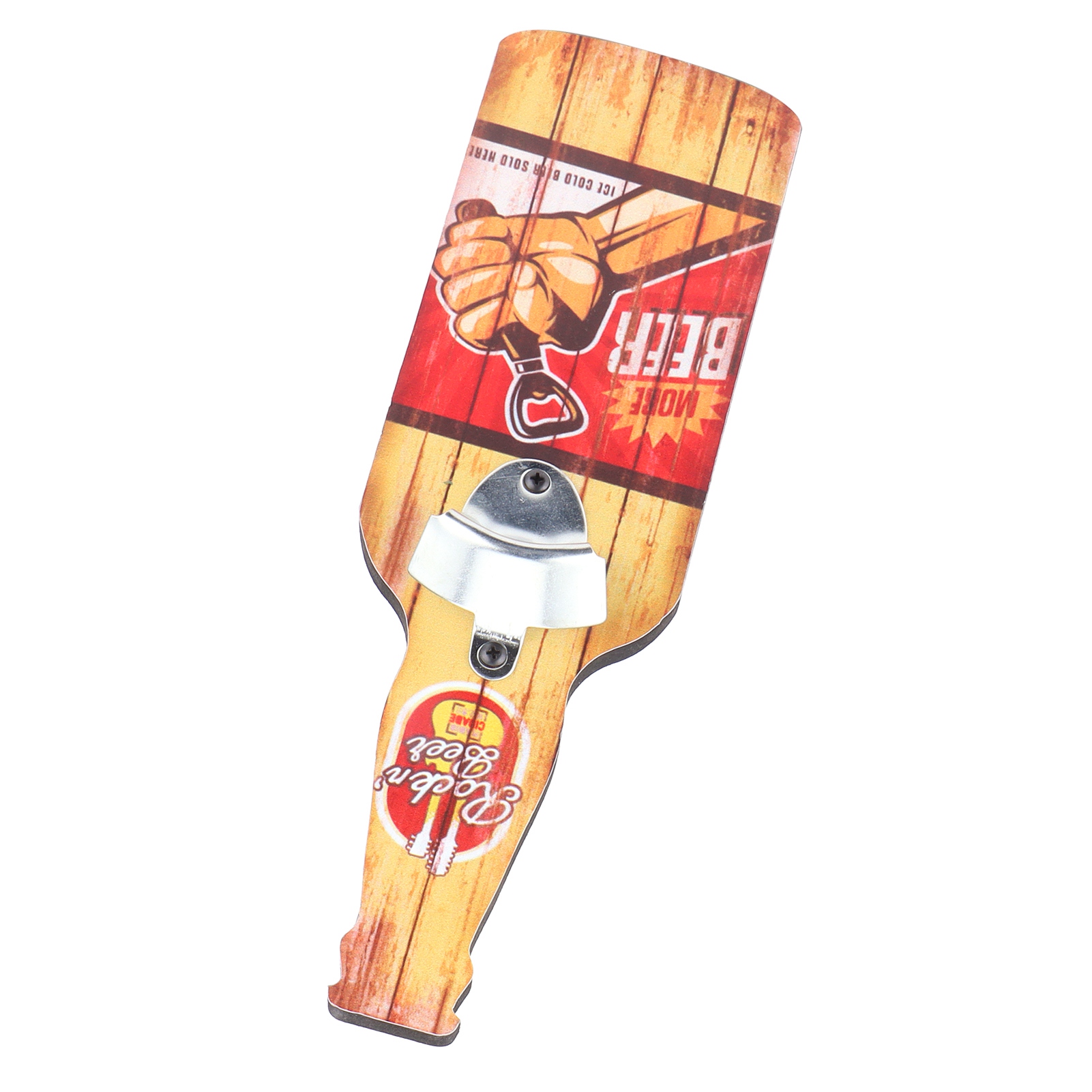 Multifunktionaler Vintage-flaschenöffner Aus Holz Zur Wandmontage Für Bars Und Restaurants, Retro-flaschenöffner Zur Befestigung An Der Wand.