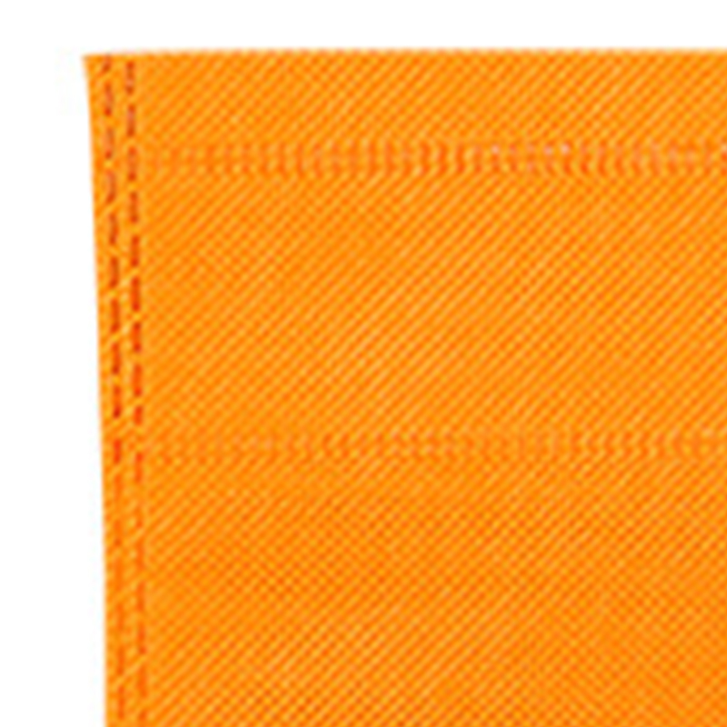 50 Stück Gestanzte, Umweltfreundliche Tragetaschen Aus Vliesstoff Mit Flacher Öffnung, Orange, 25 X 35 Cm / 9,8 X 13,8 Zoll