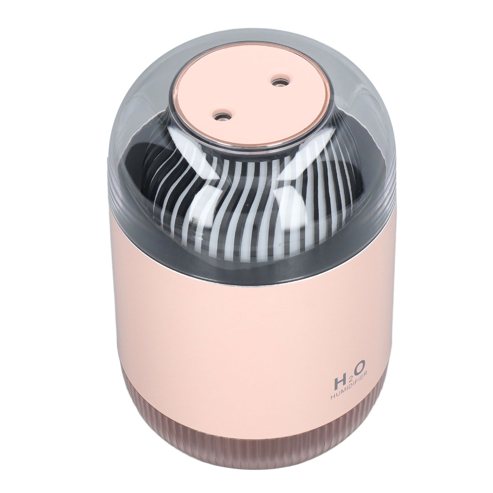 1000-ml-luftbefeuchter Mit Doppelsprühfunktion, Nachtlicht, Usb-ladeanschluss Und Nebelverdampfer Für Zuhause, Pink