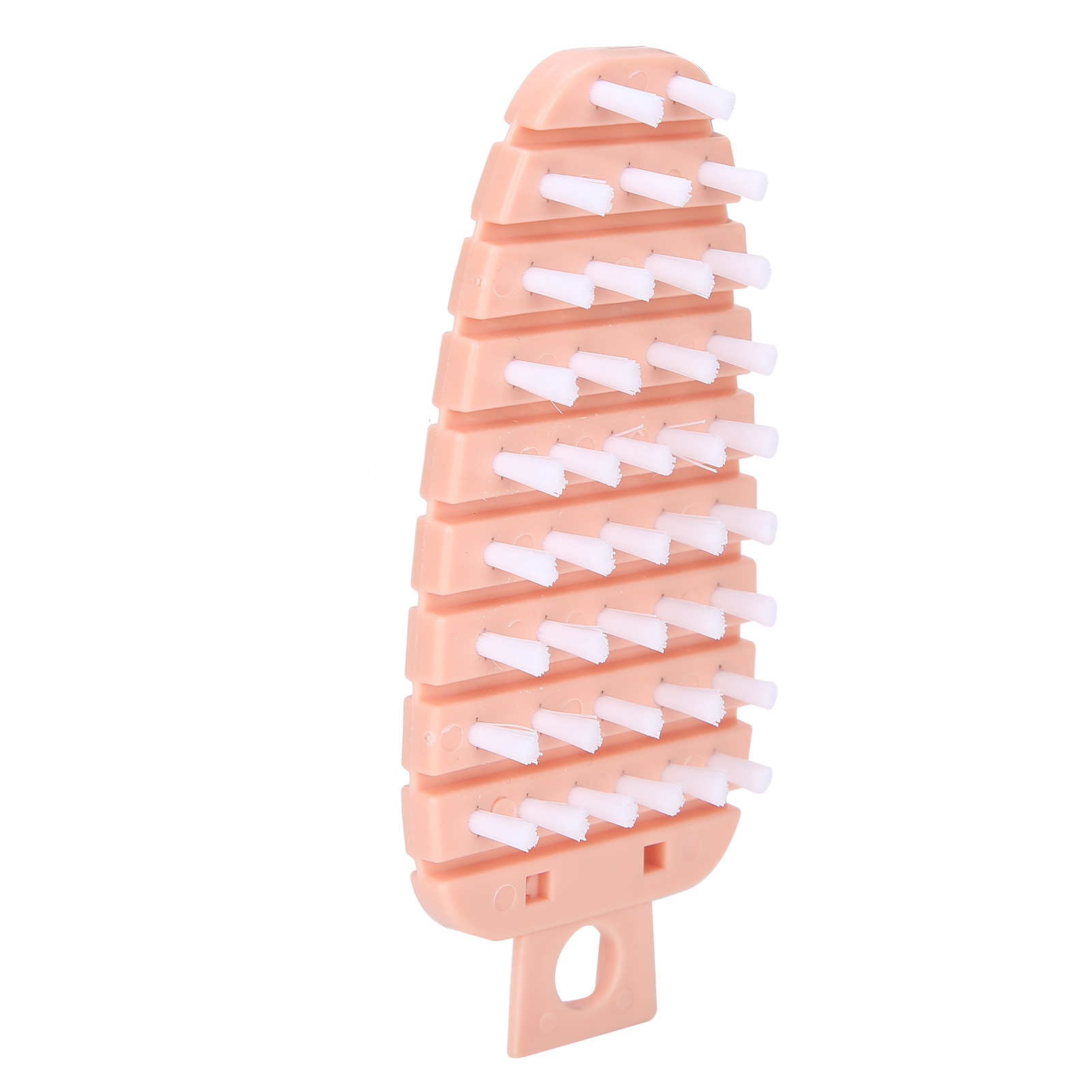 Karottenförmige Gemüsebürste, Kartoffelschaber, Obstreiniger, Rosa Küchenschwamm