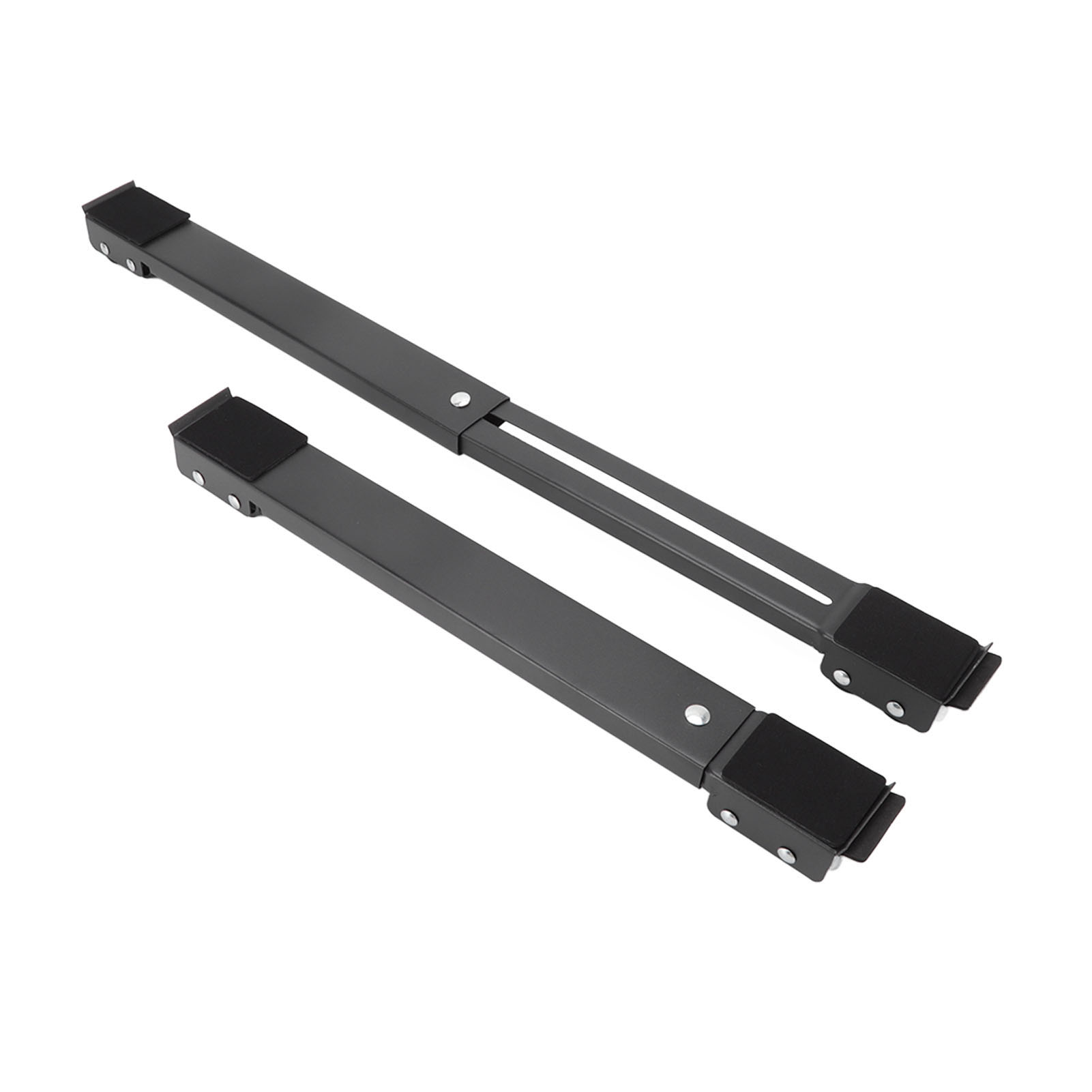 2 Sets Mobile Rollenhalterungen, Erhöhte Sockel, Transportrollen Für Kühlschrank, Waschmaschine, Schwarz