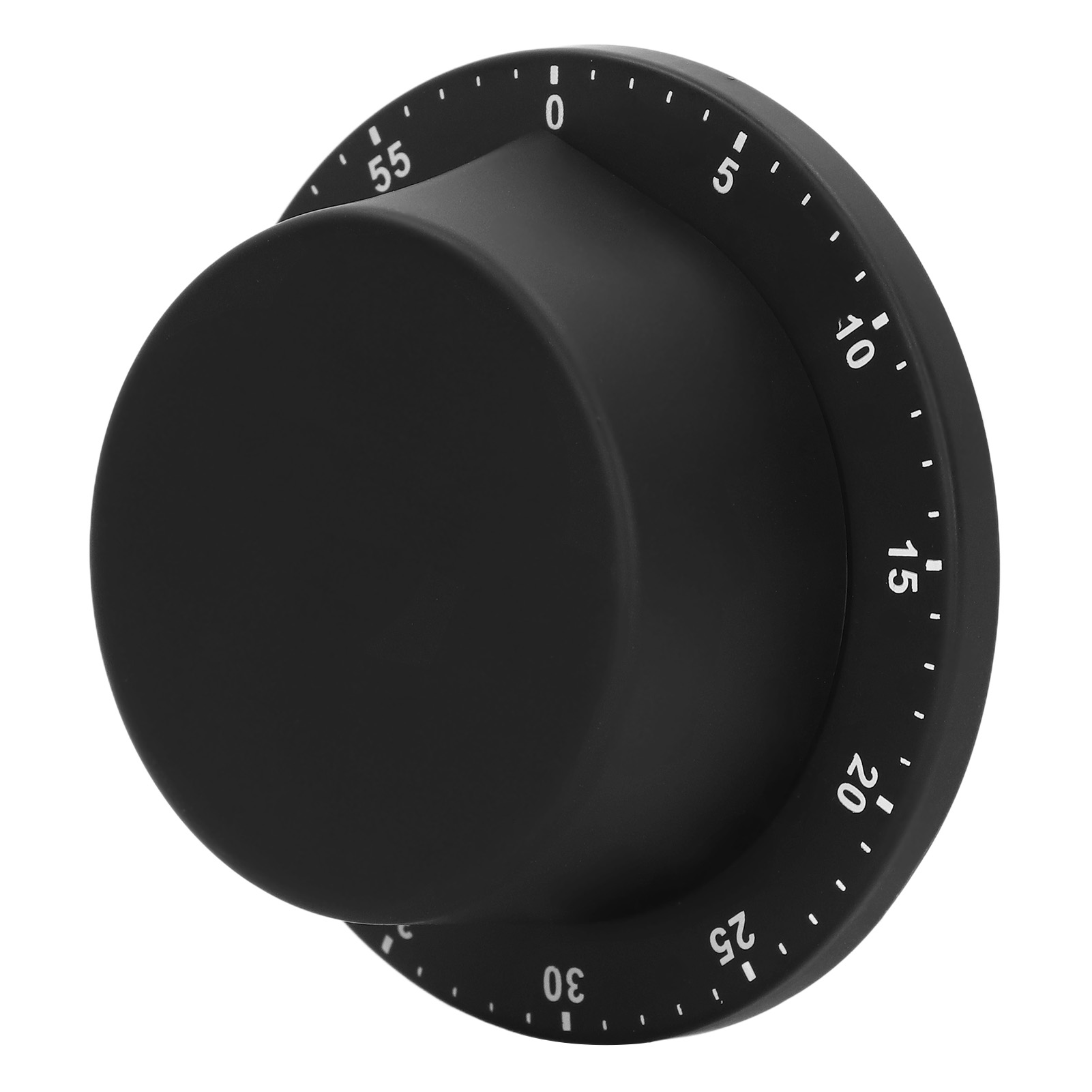 Mechanischer Küchentimer Aus Edelstahl 304 Mit Magnetverschluss, Schwarz