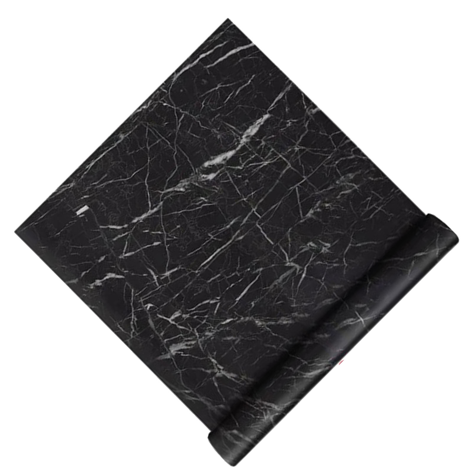 Marmorierte, Schwarze, Selbstklebende Tapete 40x300cm Für Büro- Und Wohnräume
