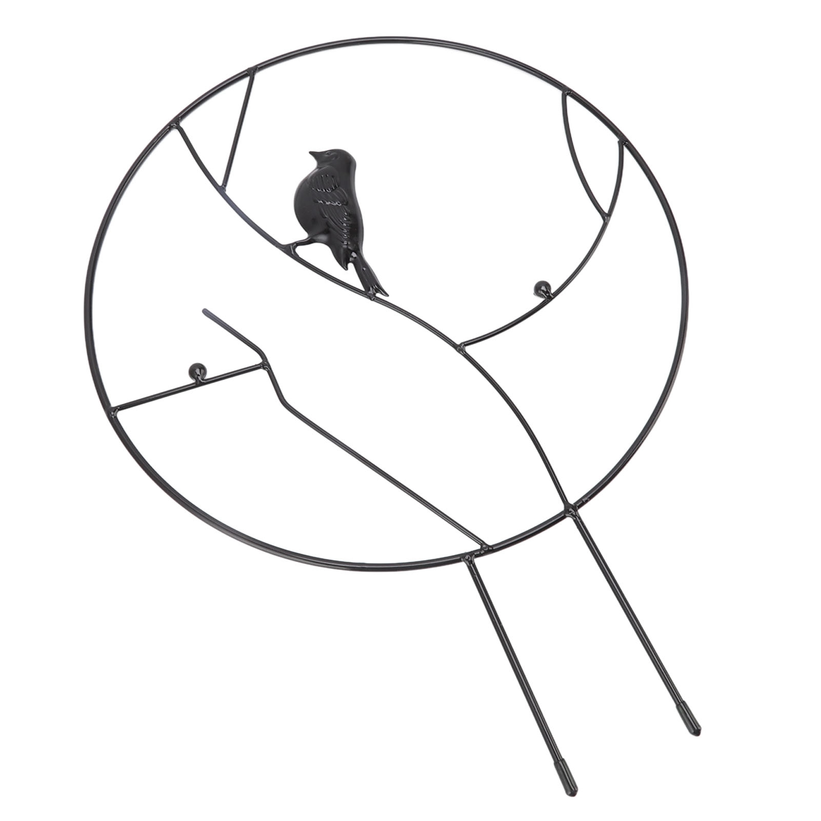 Vogelgitter Für Den Garten, Gute Stabilität, Ansprechendes Design, Dickwandig, Leicht, Kleines Metall-gartengitter Für Hinterhöfe Und Balkone, Schwarz