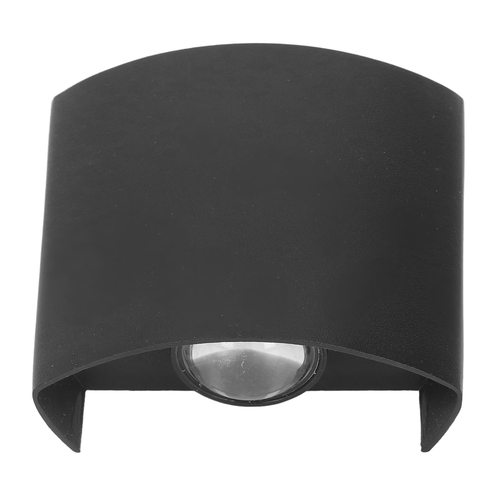 Wasserdichte Led-wandleuchte Aus Dekorativer, Schwarzer Aluminiumlegierung Für Den Außenbereich, 110–265 V, Weißes Licht