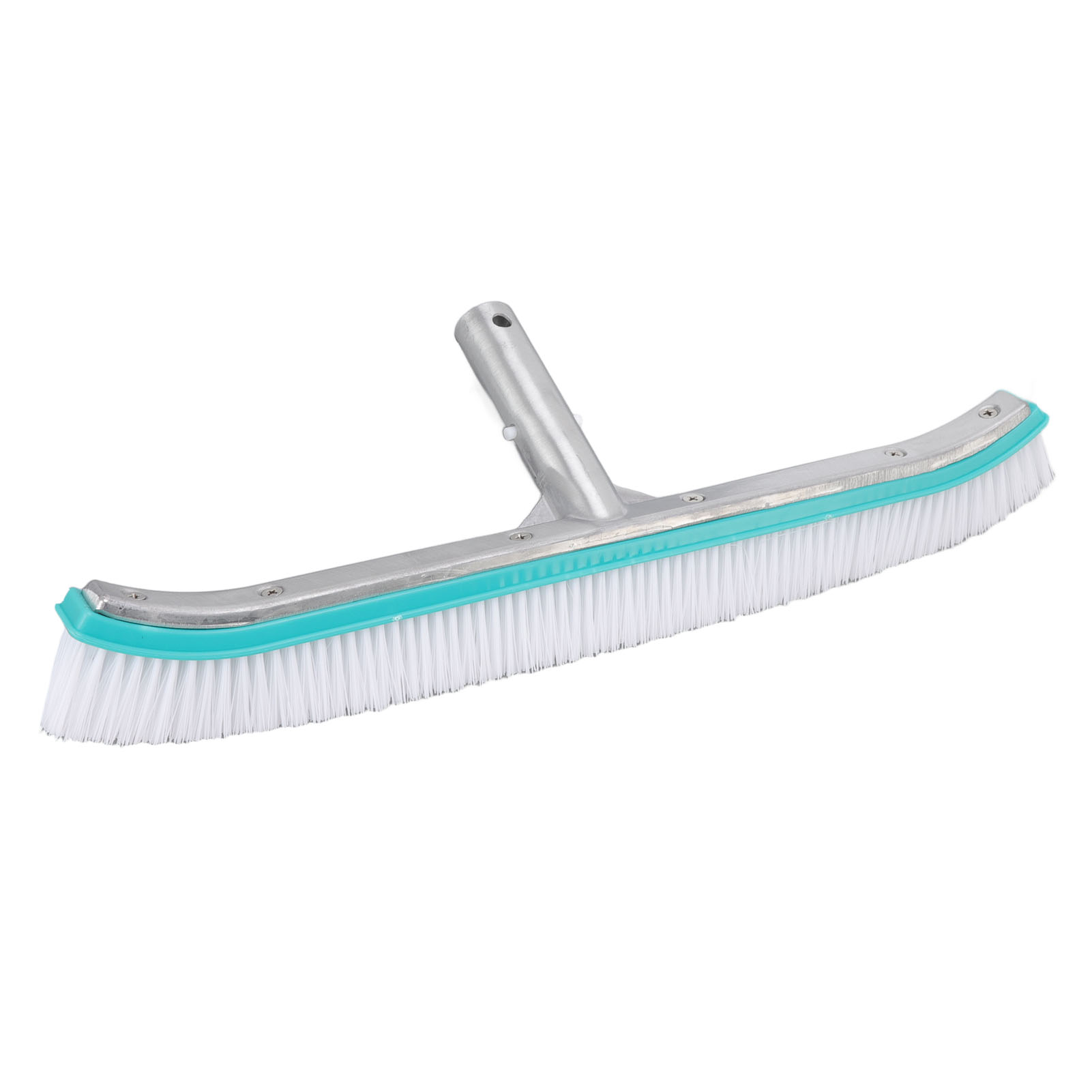 45,7 Cm Lange Schwimmbadbürste Aus Kunststoff, Nylon Und Edelstahl Zur Reinigung Von Wänden Und Böden (seeblau)