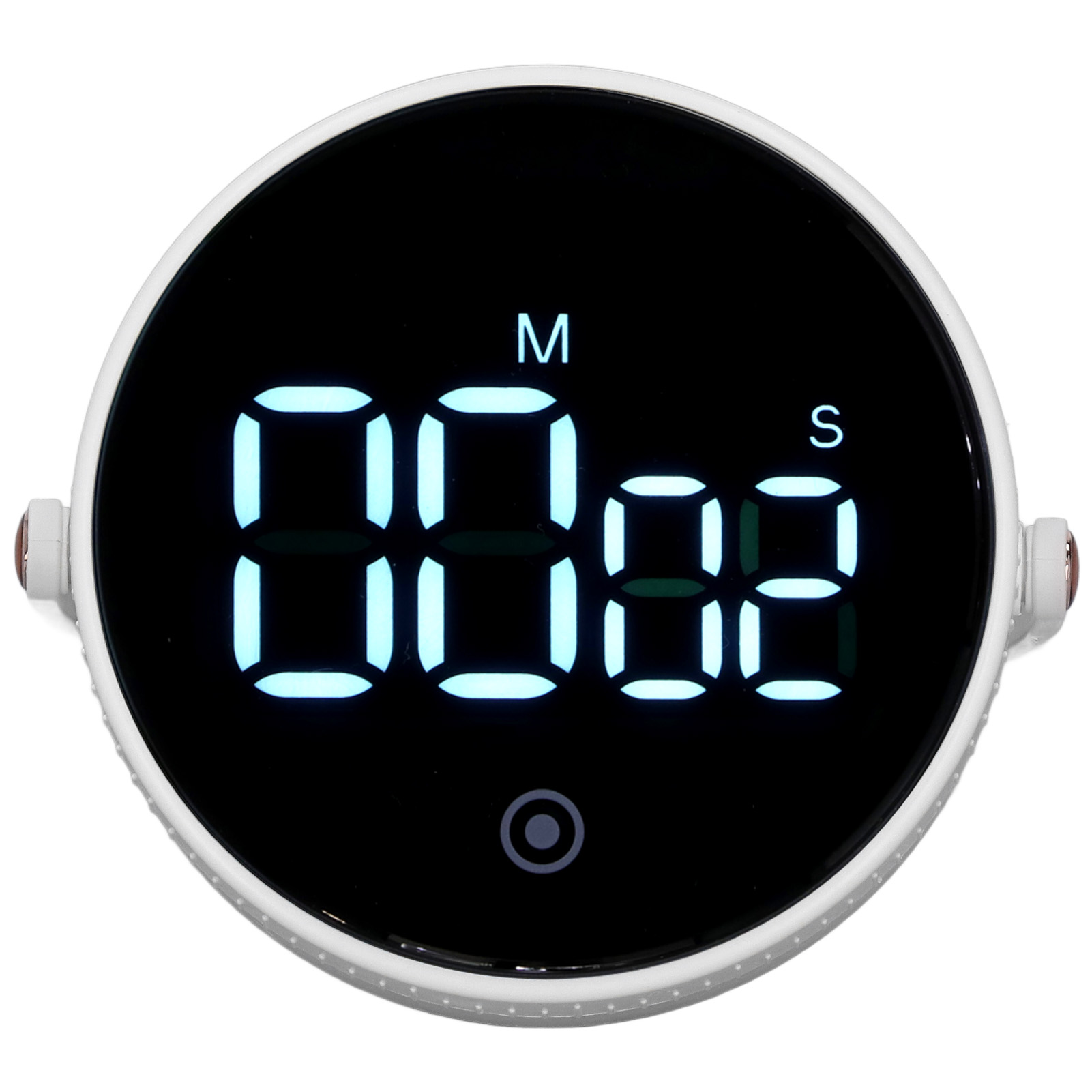 Elektronischer Timer Mit Ständer, Digitalanzeige, Magnetverschluss, Zeitmanager Für Büro Und Küche, Weiß