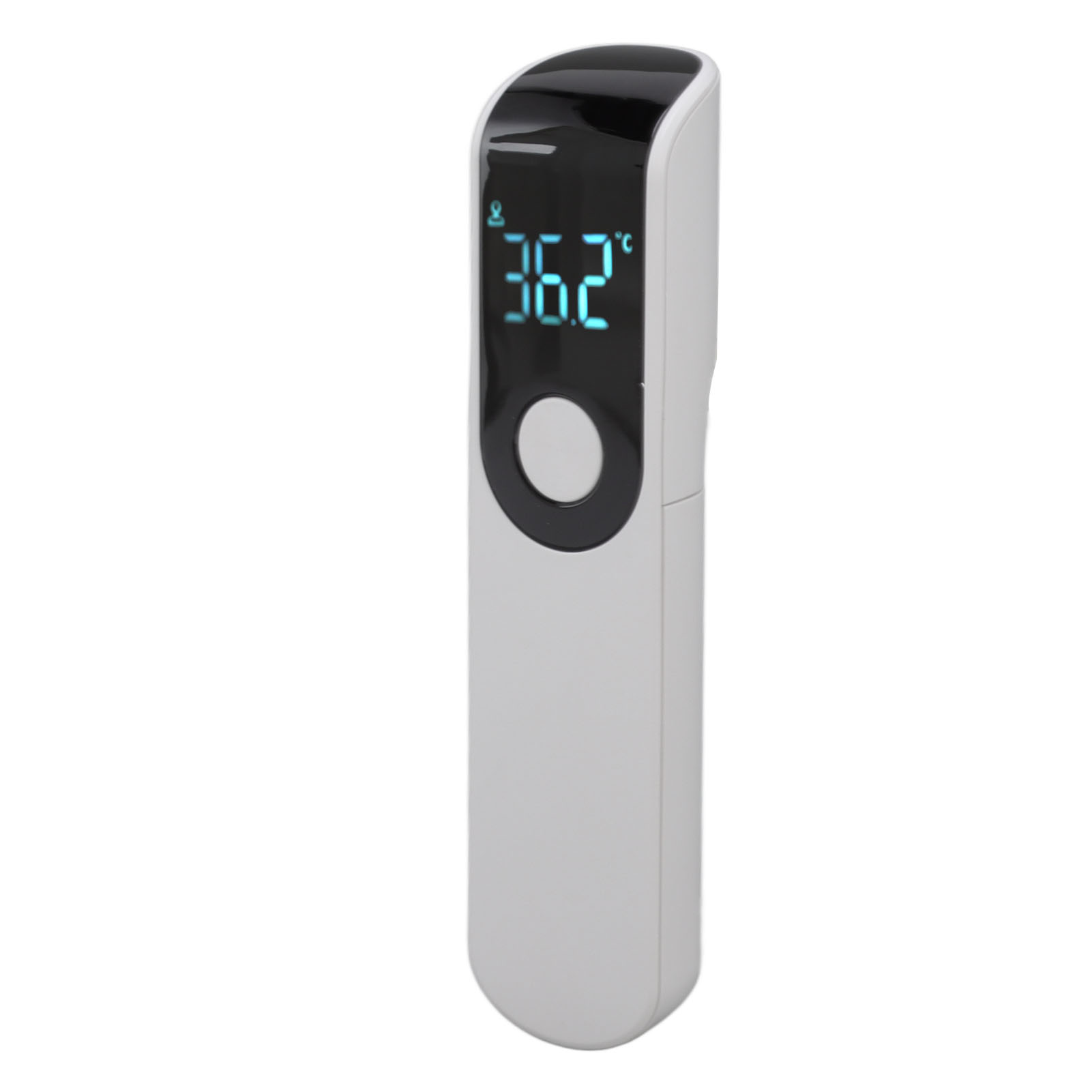Infrarot-temperaturpistole, Berührungslos, Tragbar, Digitales Stirnthermometer Für Hotels Und Zuhause, Weiß