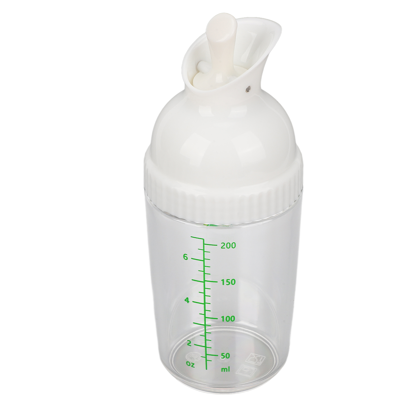 200-ml-salatdressing-shaker, Bpa-frei, Auslaufsicher, Mit Deckel, Für Die Küche, Weiß