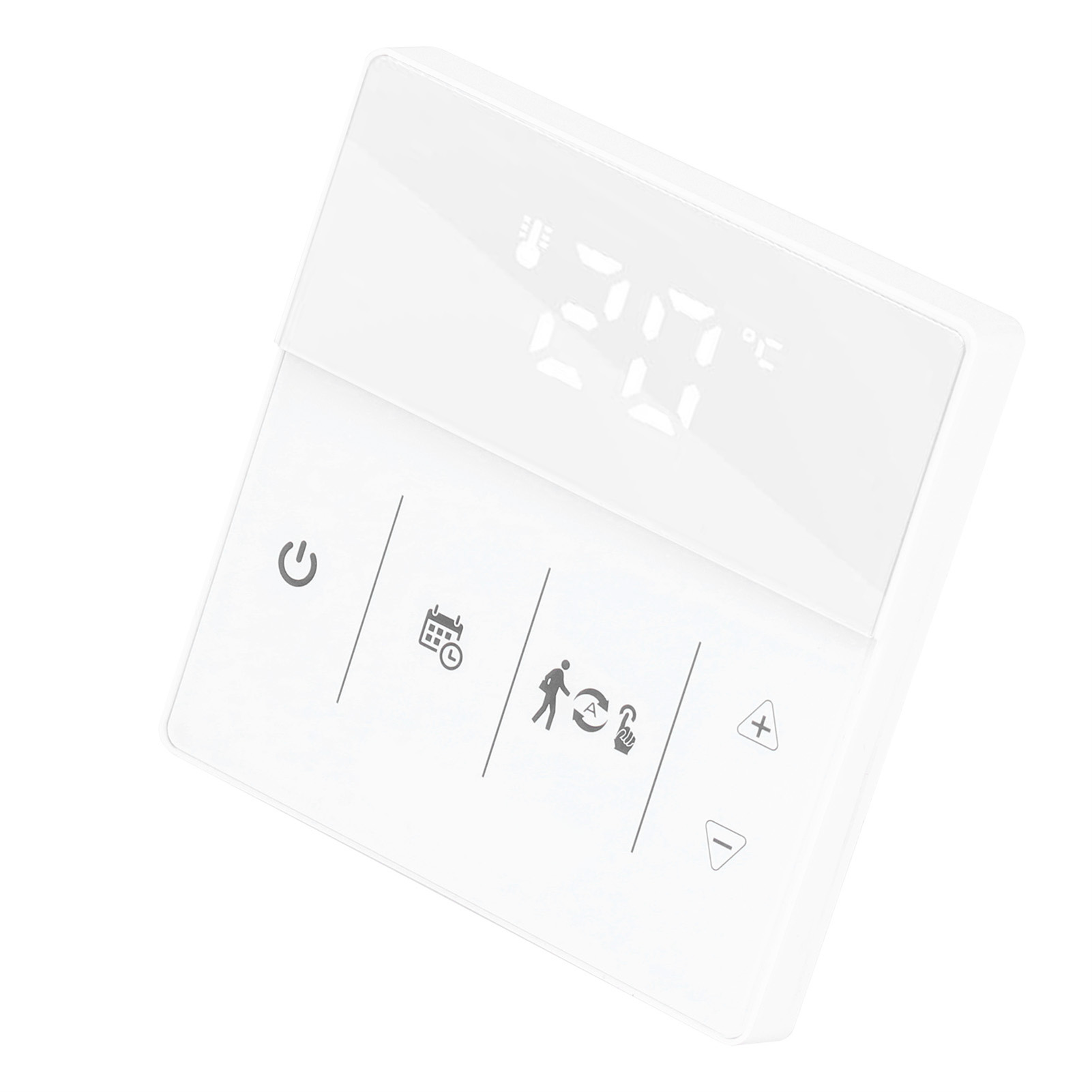 Wifi-wandthermostat Hy609w-we, 110-250v Weißer Heizungsregler, Temperaturregler Für Smart Home.