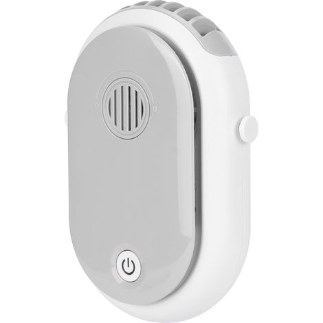 Wiederaufladbarer Usb-tischventilator, 3 Geschwindigkeitsstufen, Tragegurt, Aromatherapiefunktion, Weiß