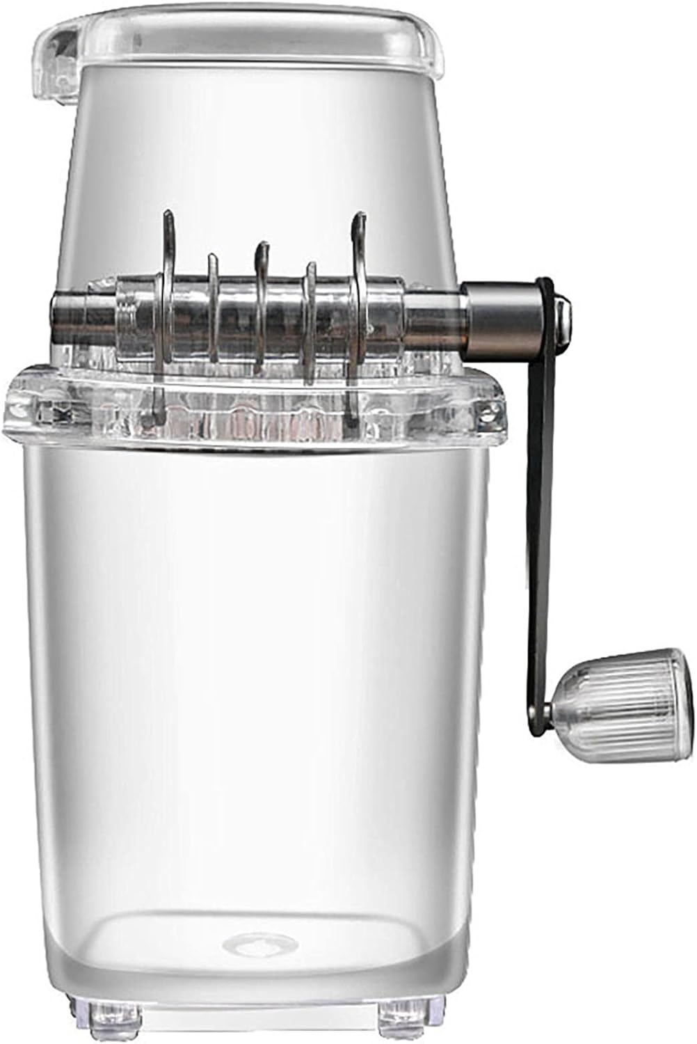 Manueller Eiscrusher Für Eiscrusher-maschinen, Eiscrusher Aus Edelstahl, Eisbrecher Für Schnelles Zerkleinern - Transparent (weiß)