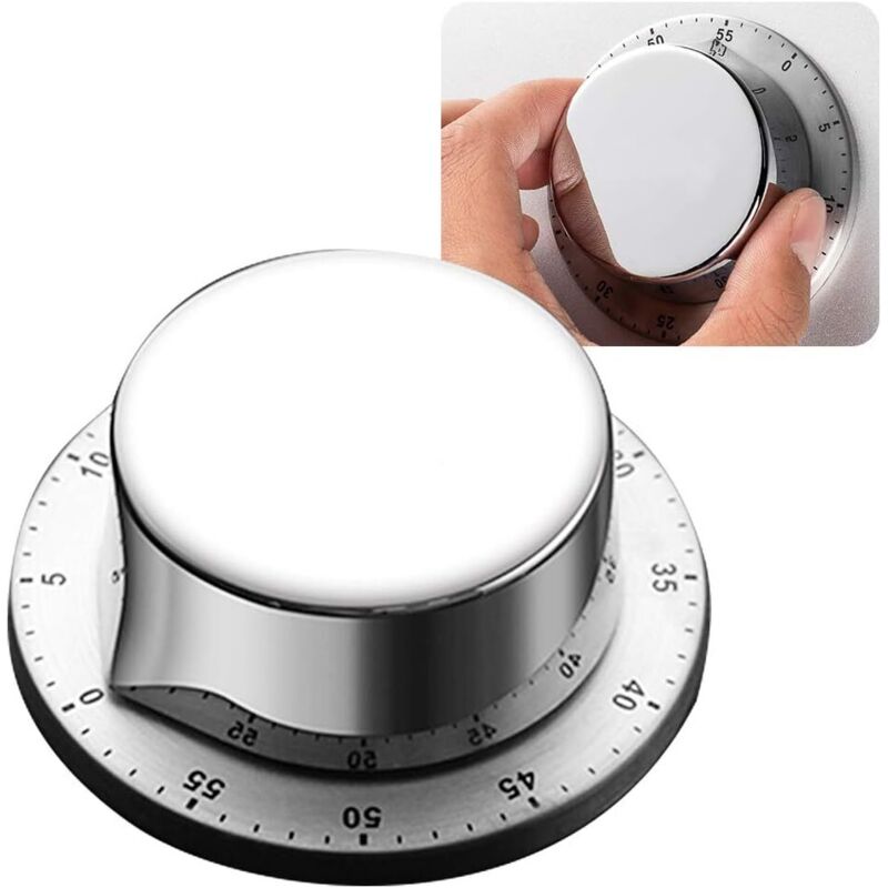 Küchentimer, Mechanischer Timer, Magnetischer Küchentimer, Abs-timer, Mechanischer Countdown-timer, 60-minuten-timer