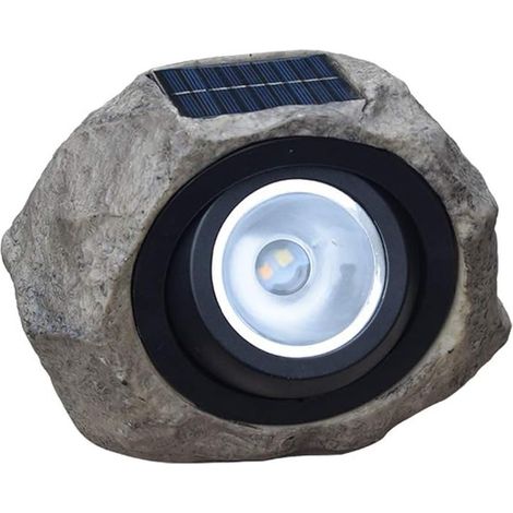 Solar-steinleuchte Für Den Außenbereich, Led-solar-gartenleuchte, Dekorative Steinleuchte, Warmweißer, Wasserdichter Solar-strahler Für Rasen- Und Wegbeleuchtung