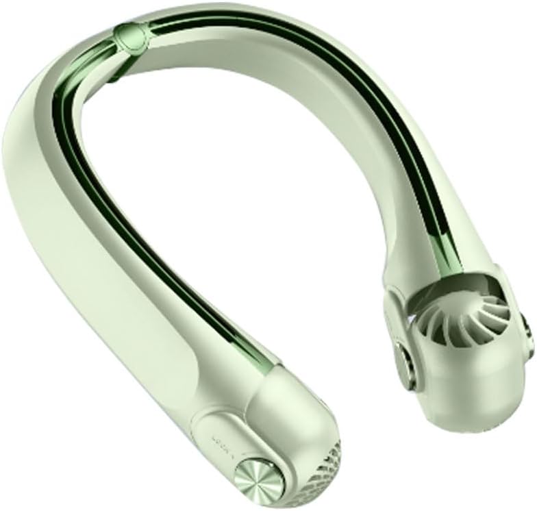 Nackenventilator, Tragbarer, Klingenloser Nackenventilator, Einziehbarer Und Drehbarer Luftauslass, Usb-ladefunktion, Senkt Die Temperatur Um 25 Grad In 3 Sekunden (grün)