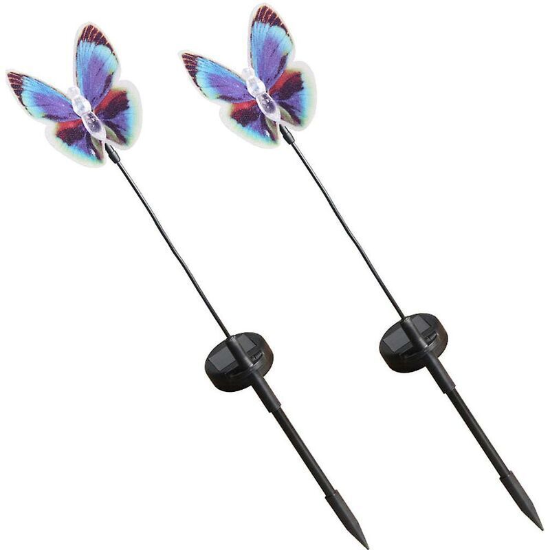 Schmetterlings-solarleuchte Mit Led-technologie Für Den Außenbereich, Gartenlampe, Rasenleuchte, Lichterkette