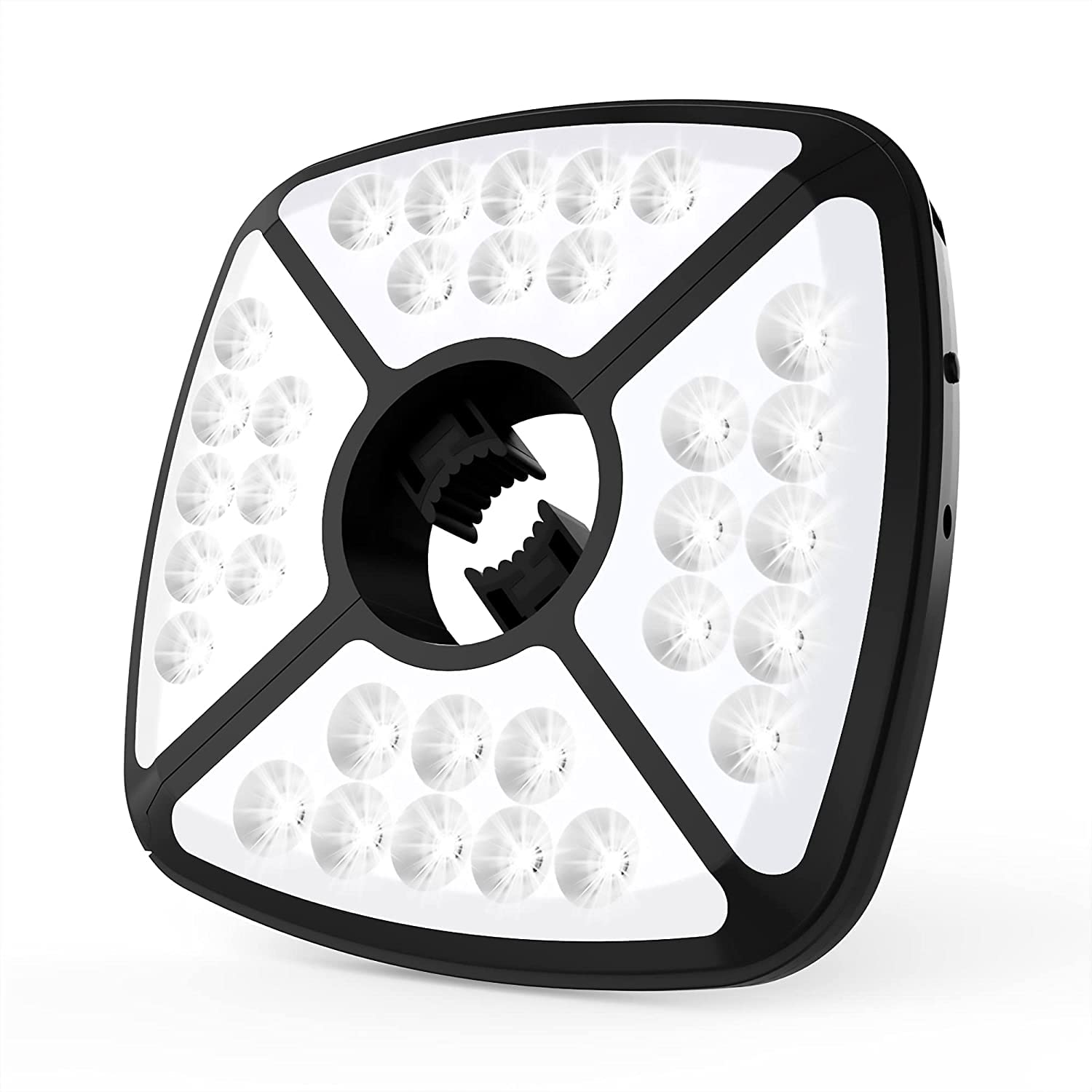 Wiederaufladbare Sonnenschirmleuchte, 32 Leds Mit 2 Helligkeitsstufen, Verstellbare Elastische Klemme Für Gartenschirme