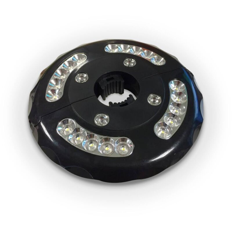 Led-lampe - Schwarz - Für Sonnenschirm Mit Mittelstange
