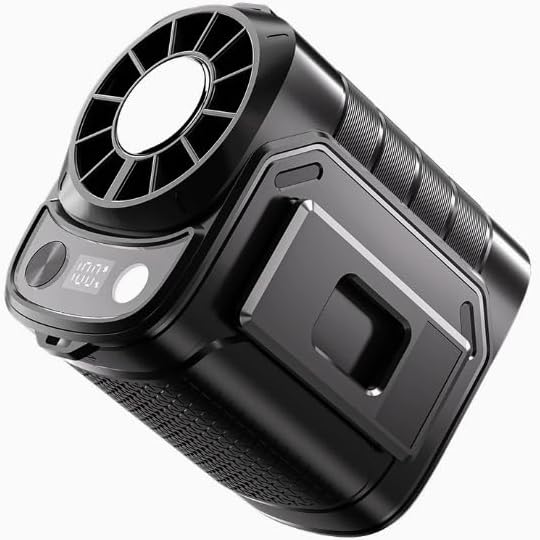 Tragbarer Persönlicher Ventilator, 13.000 U/min, 5 Einstellbare Geschwindigkeitsstufen Mit Halbleiter-schnellkühlung Und Led-beleuchtung