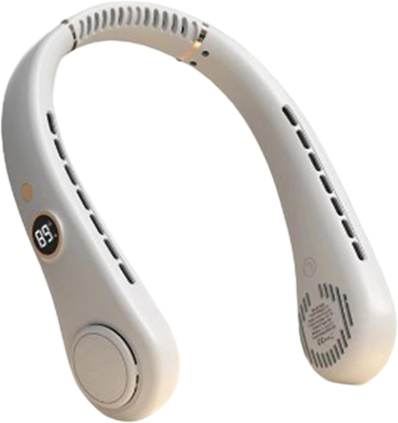 Tragbarer Nackenventilator (universell) Freihändiger, Blattloser Ventilator 5 Geschwindigkeitsstufen Usb-aufladbar Kühlender Luftstrom