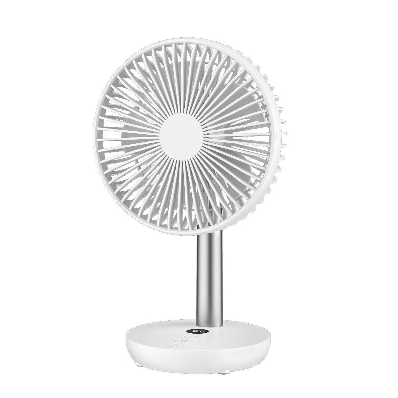 Usb-tischventilatoren, Wiederaufladbarer, Tragbarer, Ultraleiser Ventilator, Creative Electric Silent Usb-ventilatoren, Mini-tischventilator (weiß)