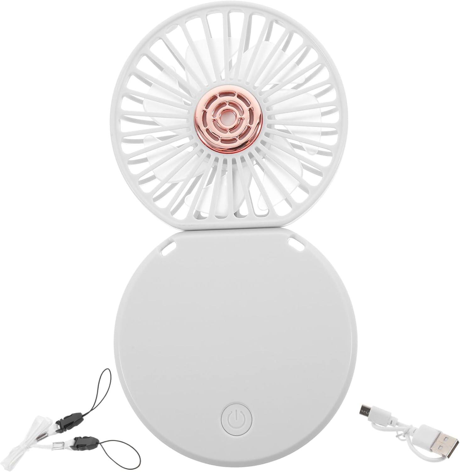 2-teiliger Tragbarer, Wiederaufladbarer Usb-ventilator Mit Aromatherapiefunktion, Hängeventilator Mit Mehreren Geschwindigkeitsstufen Und Design Für Outdoor-aktivitäten