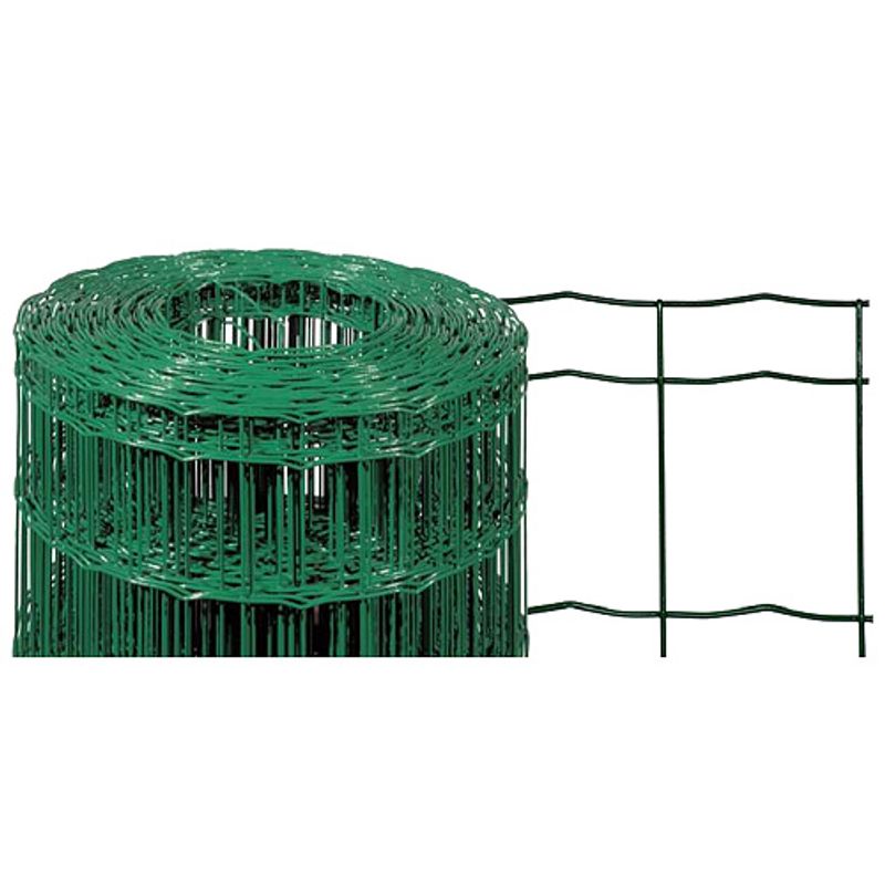 Geflecht Europlast 2, 1250/100x50/2,20 Mm, Grün, Ral 6005, Zn+pvc, Umzäunung, Packung 25 M