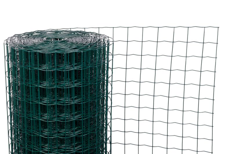 Geflecht Europlast 3, 1000/50x50/2,20 Mm, Grün, Ral 6005, Zn+pvc, Umzäunung, Packung 25 M