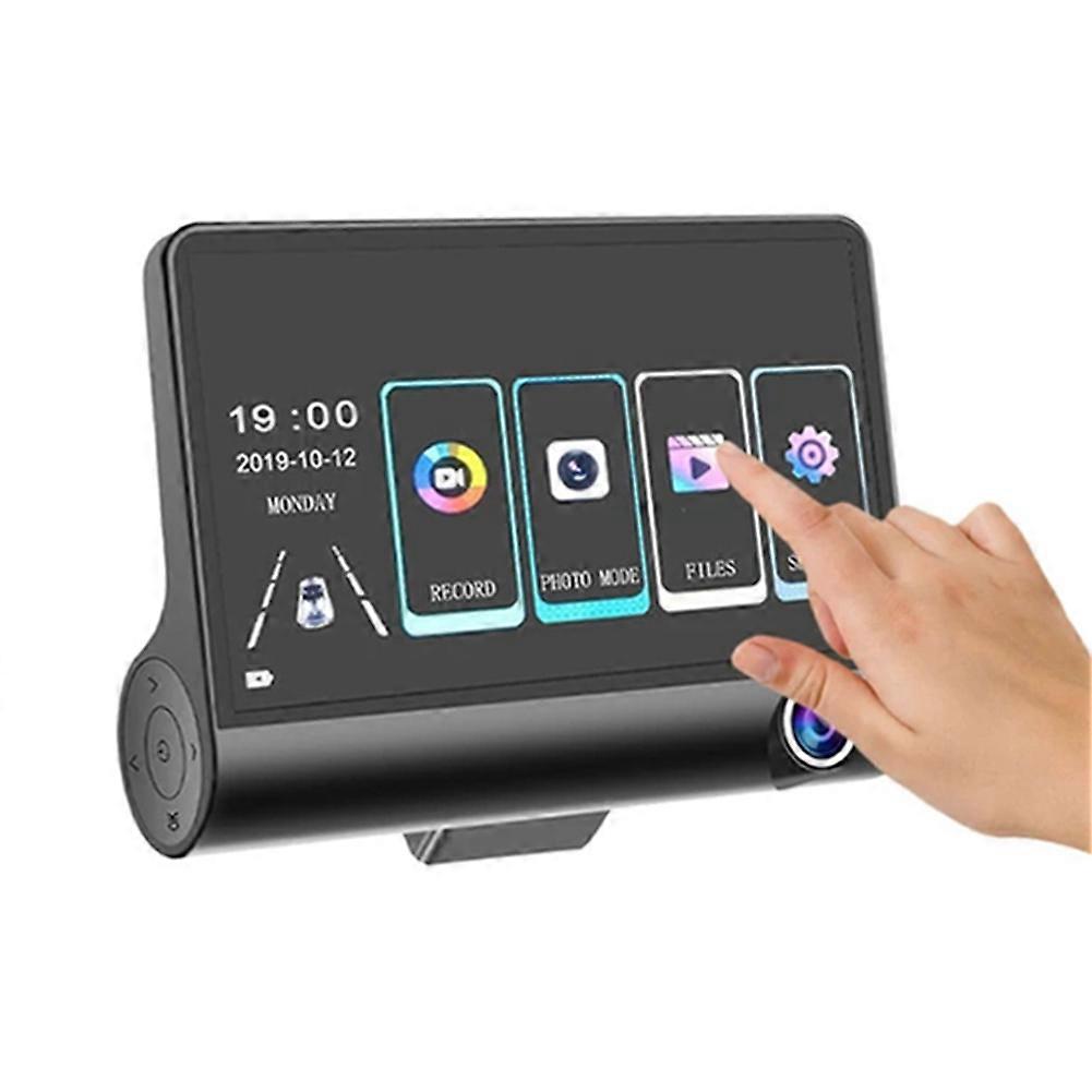 4-zoll-touchscreen-auto-dvr 1080p Dashcam Front-innenkamera Nachtsicht Loop-aufnahme G-sensor(a)
