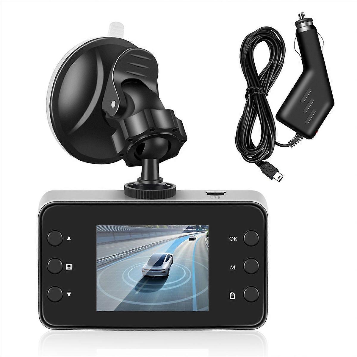 2,2-zoll-auto-dvr-dashcam Mit Full-hd-aufzeichnung (1080p), Loop-aufnahme, Bewegungserkennung, Fahrtenschreiber, Weitwinkel Und Ni-technologie