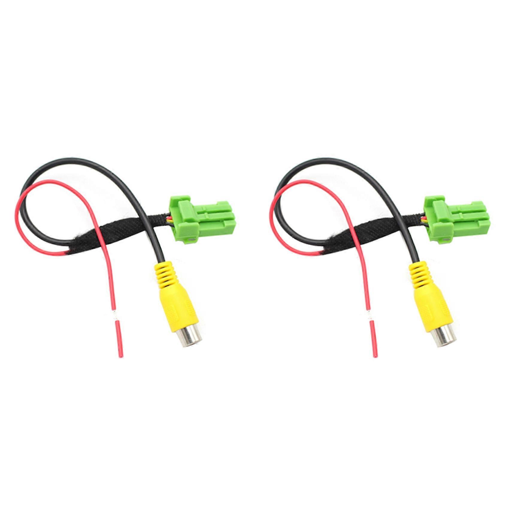 2x Auto-rückfahrkamera Rca-video-rückfahrkamera-konverterkabeladapter Für Suzuki Vitara Swift Sx4